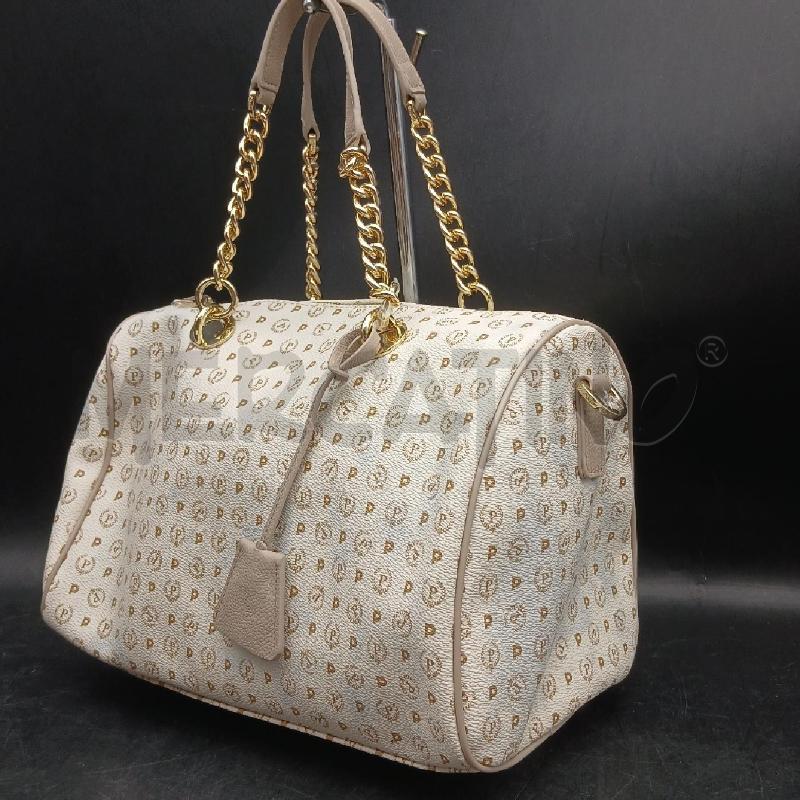 BORSA A MANO + TRAC POLLINI BIANCO BEIGE | Mercatino dell'Usato Roma garbatella 3