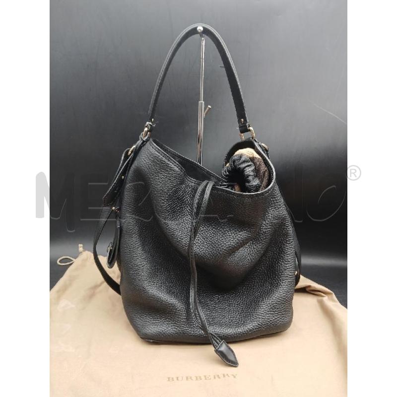 BORSA A SPALLA BURBERRY NERO  | Mercatino dell'Usato Roma garbatella 1
