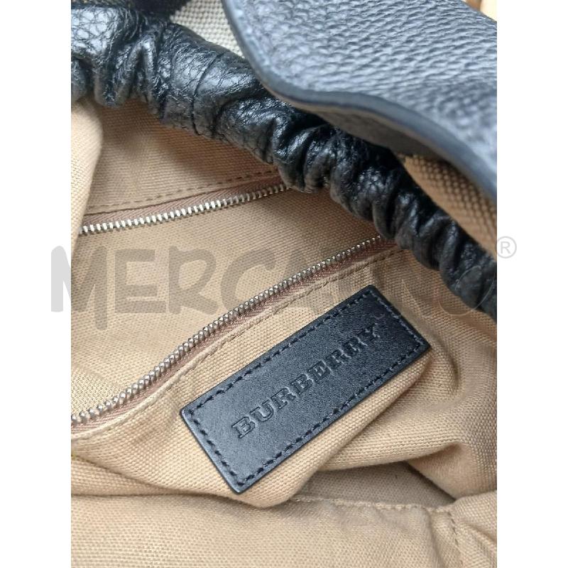 BORSA A SPALLA BURBERRY NERO  | Mercatino dell'Usato Roma garbatella 5