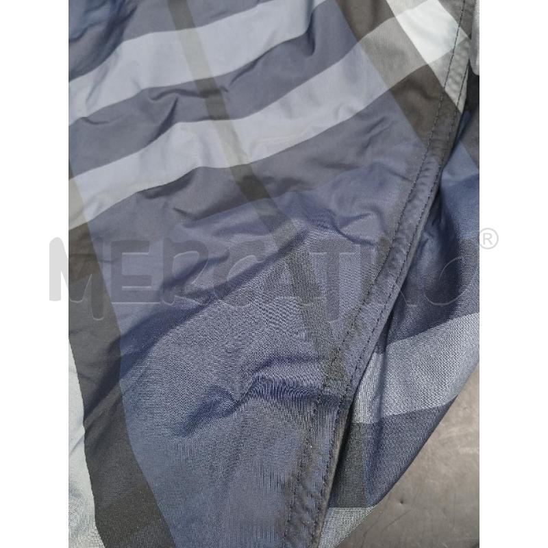 BORSA A SPALLA BURBERRY NYLON BLU NERO GRIGIO | Mercatino dell'Usato Roma garbatella 4