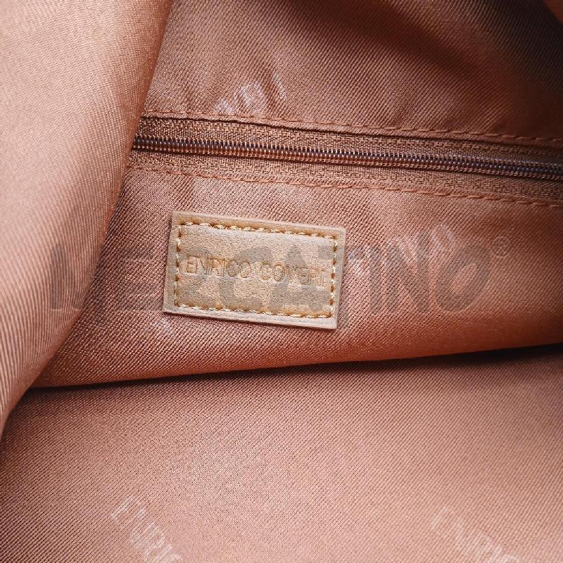BORSA A SPALLA ENRICO COVERI GRIGIO PITONATO  | Mercatino dell'Usato Roma garbatella 4