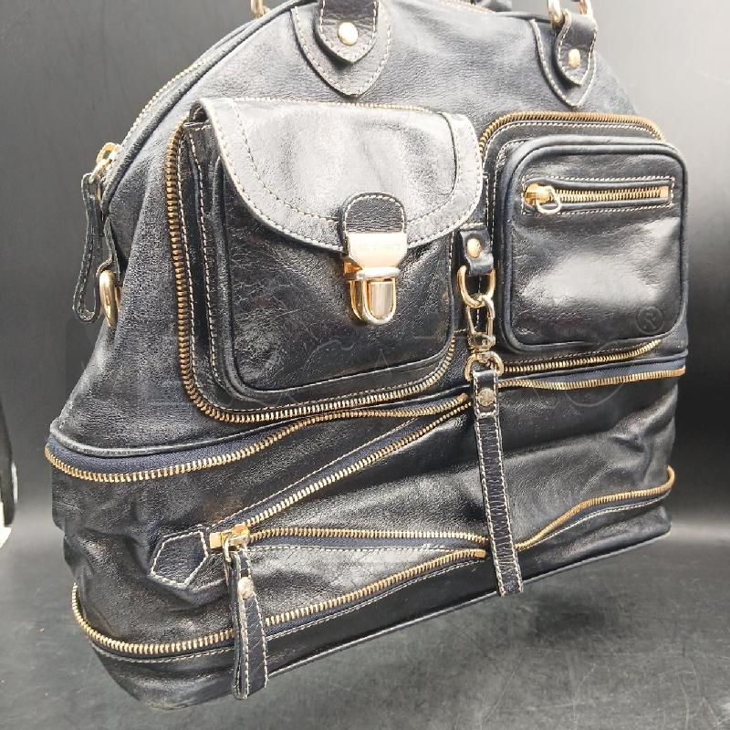 BORSA A SPALLA ETRO BLU MANICI DOPPI | Mercatino dell'Usato Roma garbatella 5