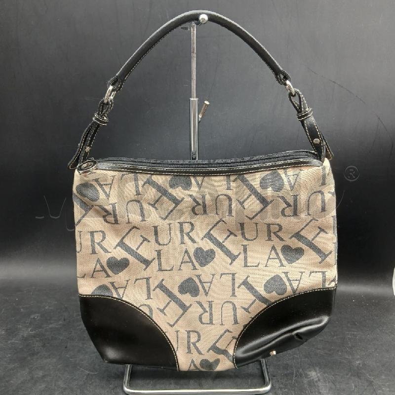 BORSA A SPALLA FURLA BEIGE NERO  | Mercatino dell'Usato Roma garbatella 1