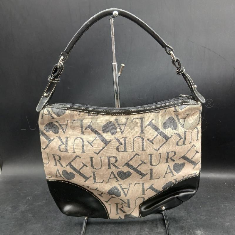 BORSA A SPALLA FURLA BEIGE NERO  | Mercatino dell'Usato Roma garbatella 2