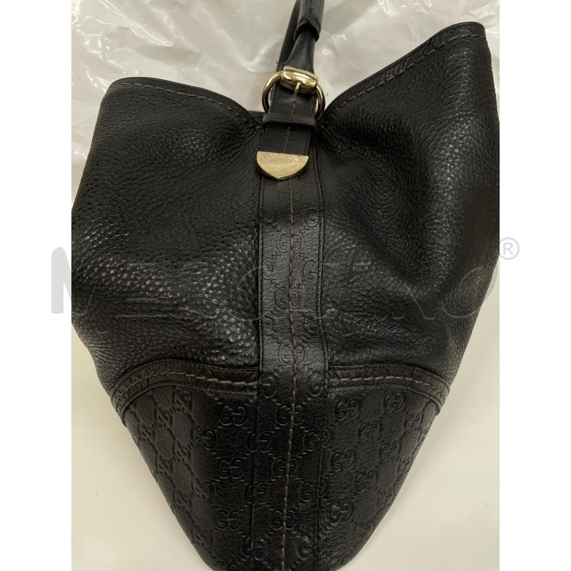 BORSA A SPALLA GUCCI NERO LATERLAE MONOGRAM | Mercatino dell'Usato Roma garbatella 3