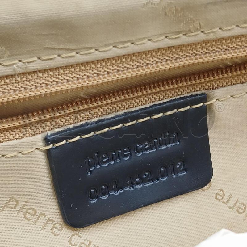 BORSA A SPALLA MANICI DOPPI PIERRE CARDIN BLU  | Mercatino dell'Usato Roma garbatella 5
