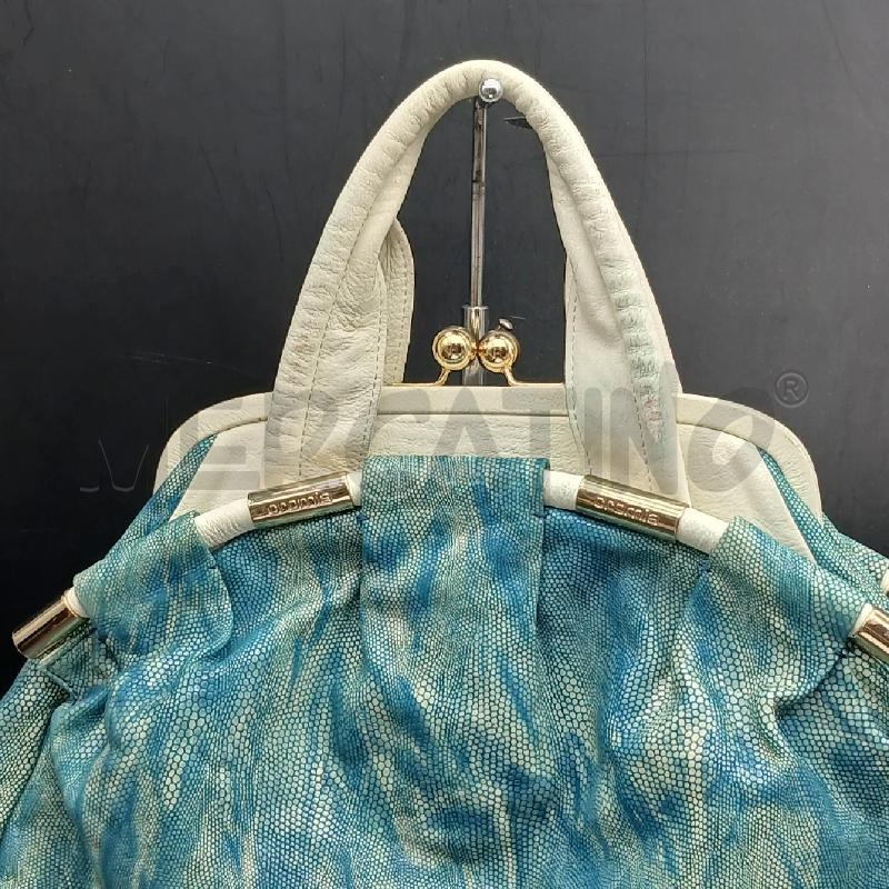 BORSA CROMIA VERDE BEIGE MACULATO | Mercatino dell'Usato Roma garbatella 2