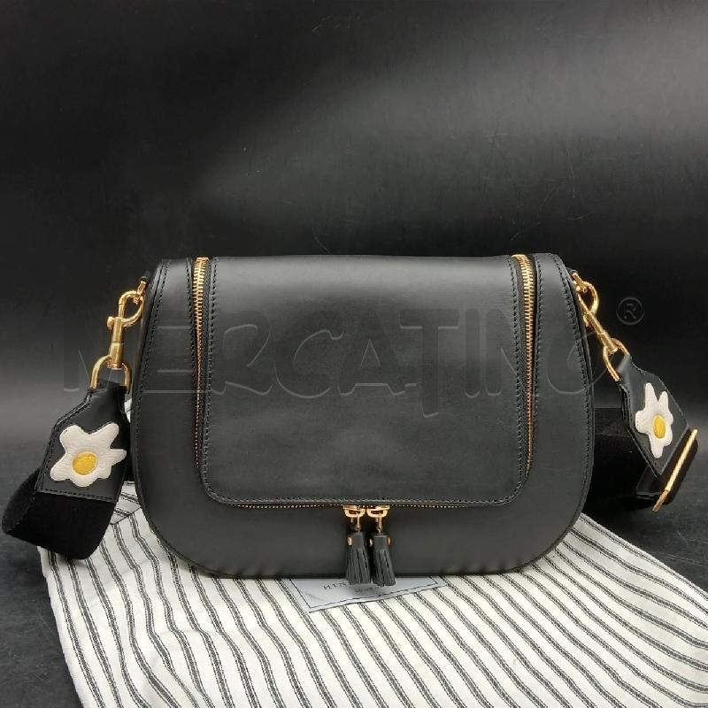 BORSA DONNA ANYA HINDMARCH NERO  | Mercatino dell'Usato Roma garbatella 1