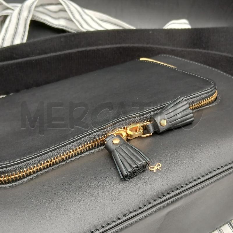 BORSA DONNA ANYA HINDMARCH NERO  | Mercatino dell'Usato Roma garbatella 2