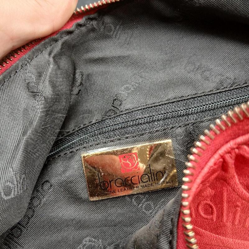 BORSA DONNA BRACCIALINI ROSSO  | Mercatino dell'Usato Roma garbatella 4