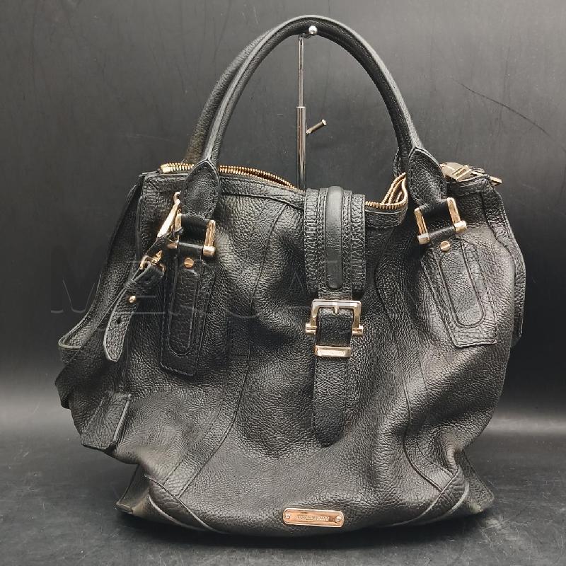 BORSA DONNA BURBERRY NERA PELLE  | Mercatino dell'Usato Roma garbatella 1