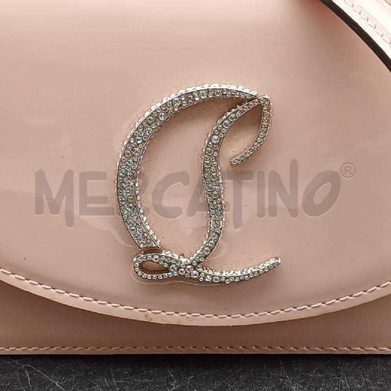 BORSA DONNA CHRISTIAN LUOBOUTIN ROSA | Mercatino dell'Usato Roma garbatella 2