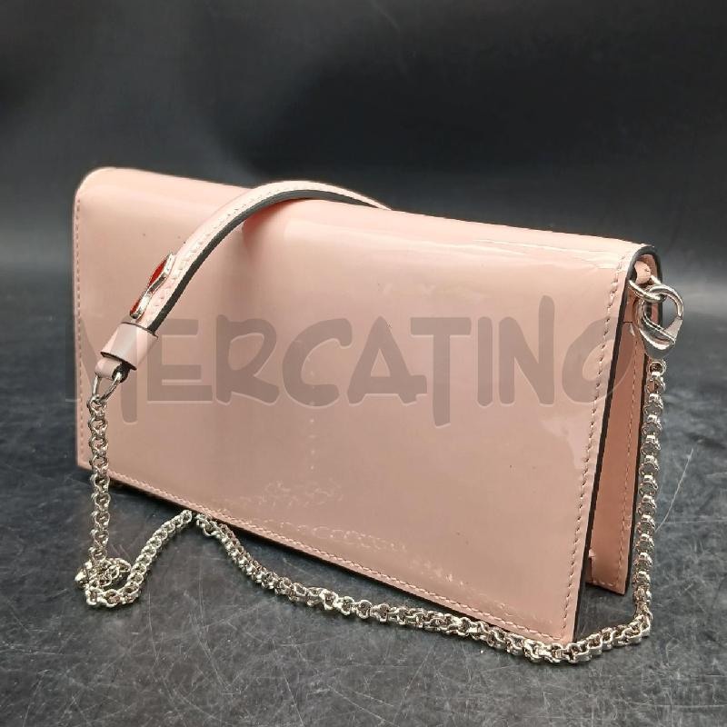 BORSA DONNA CHRISTIAN LUOBOUTIN ROSA | Mercatino dell'Usato Roma garbatella 3
