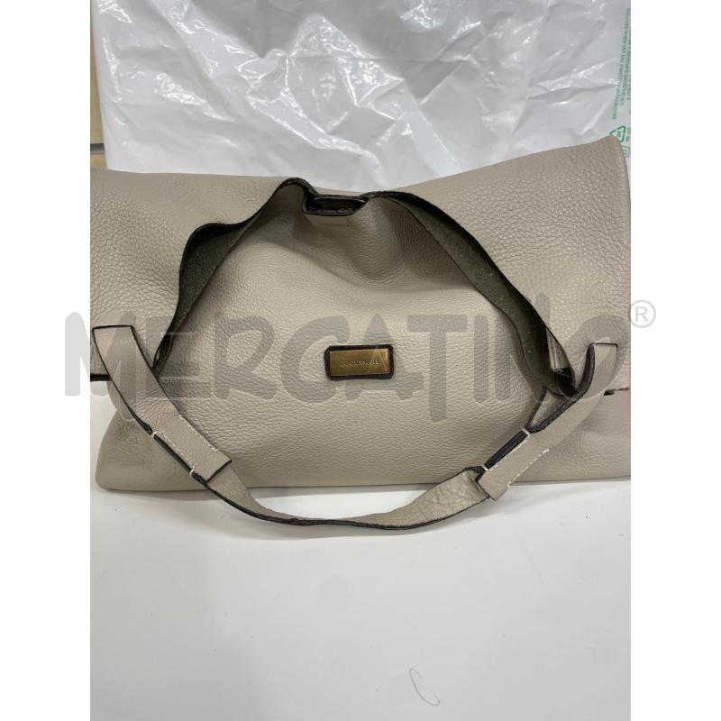 BORSA DONNA COCCINELLE BEIGE  | Mercatino dell'Usato Roma garbatella 1