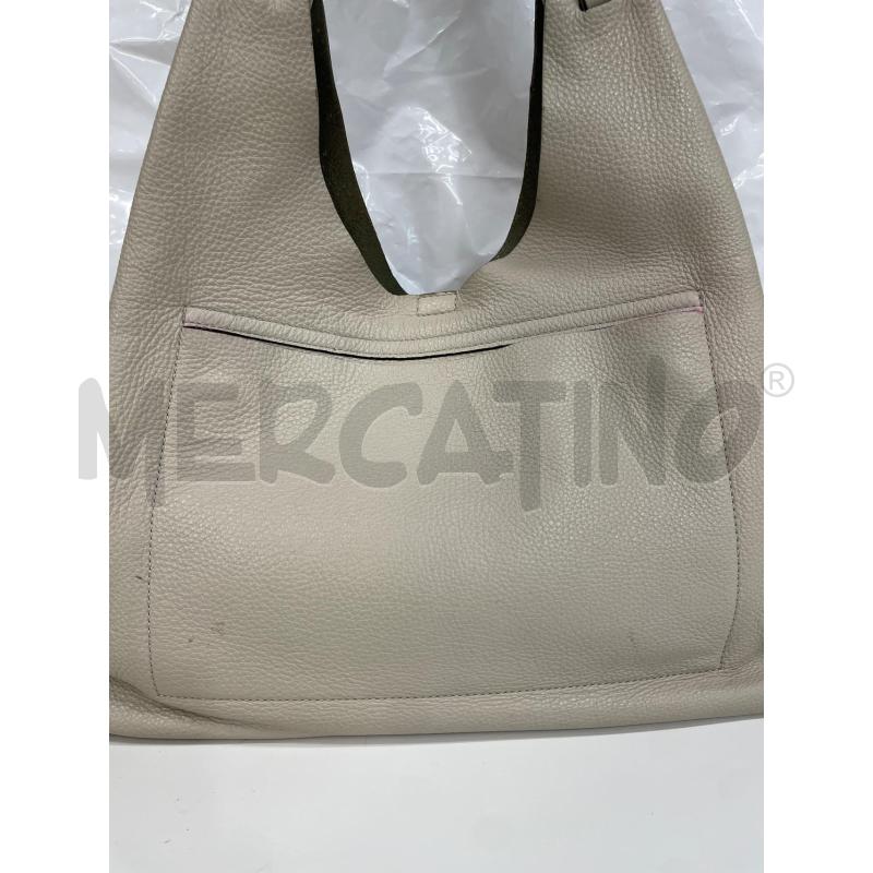 BORSA DONNA COCCINELLE BEIGE  | Mercatino dell'Usato Roma garbatella 3