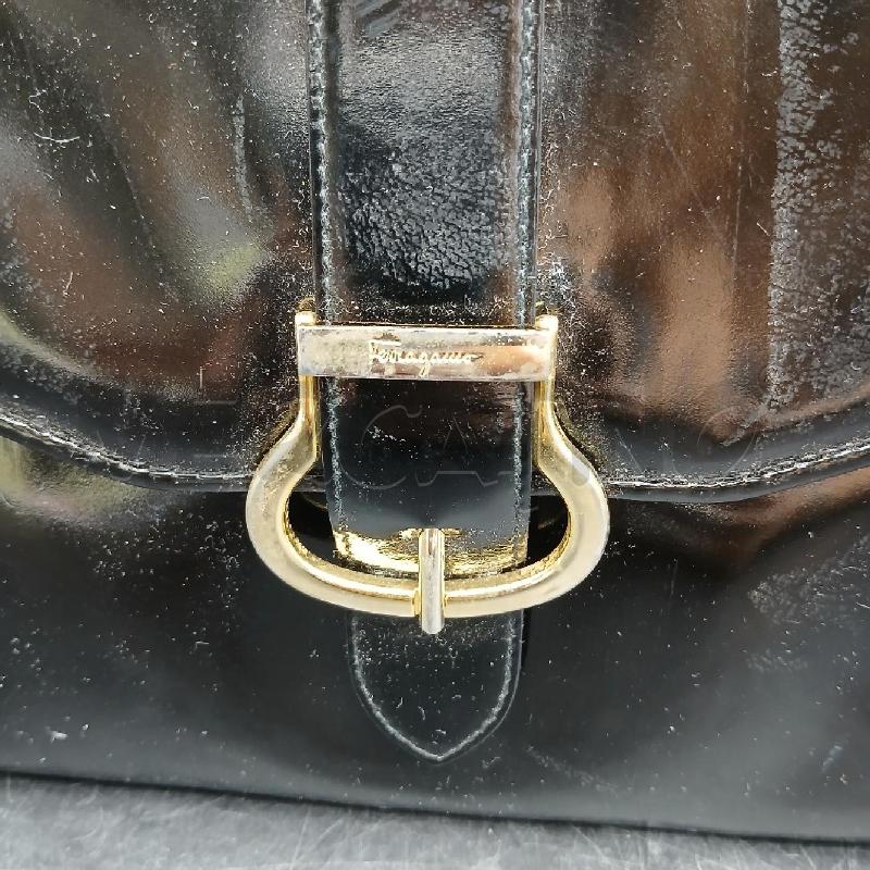 BORSA DONNA FERRAGAMO NERO  | Mercatino dell'Usato Roma garbatella 2