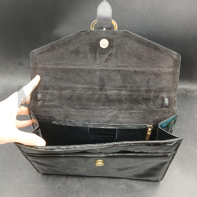 BORSA DONNA FERRAGAMO NERO  | Mercatino dell'Usato Roma garbatella 4