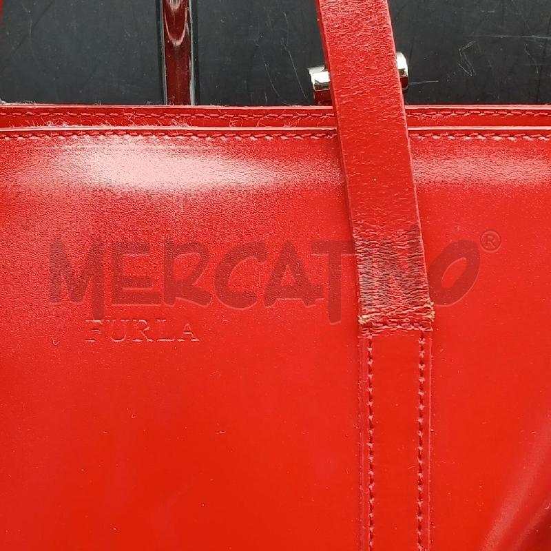 BORSA DONNA FURLA ROSSO  | Mercatino dell'Usato Roma garbatella 2