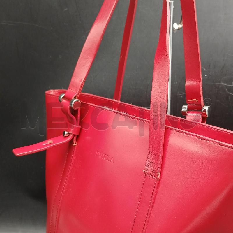 BORSA DONNA FURLA ROSSO  | Mercatino dell'Usato Roma garbatella 3