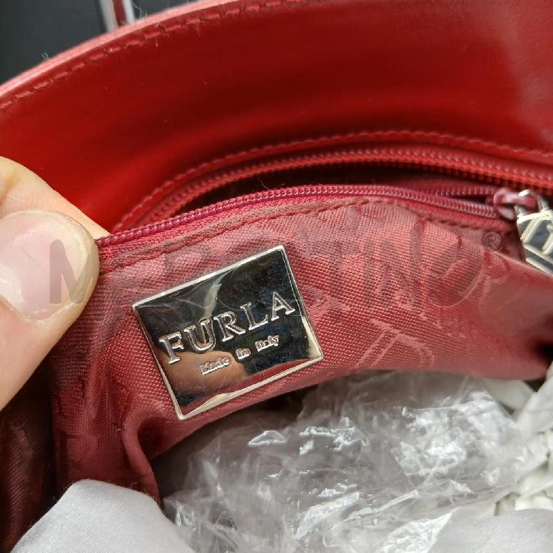 BORSA DONNA FURLA ROSSO  | Mercatino dell'Usato Roma garbatella 4
