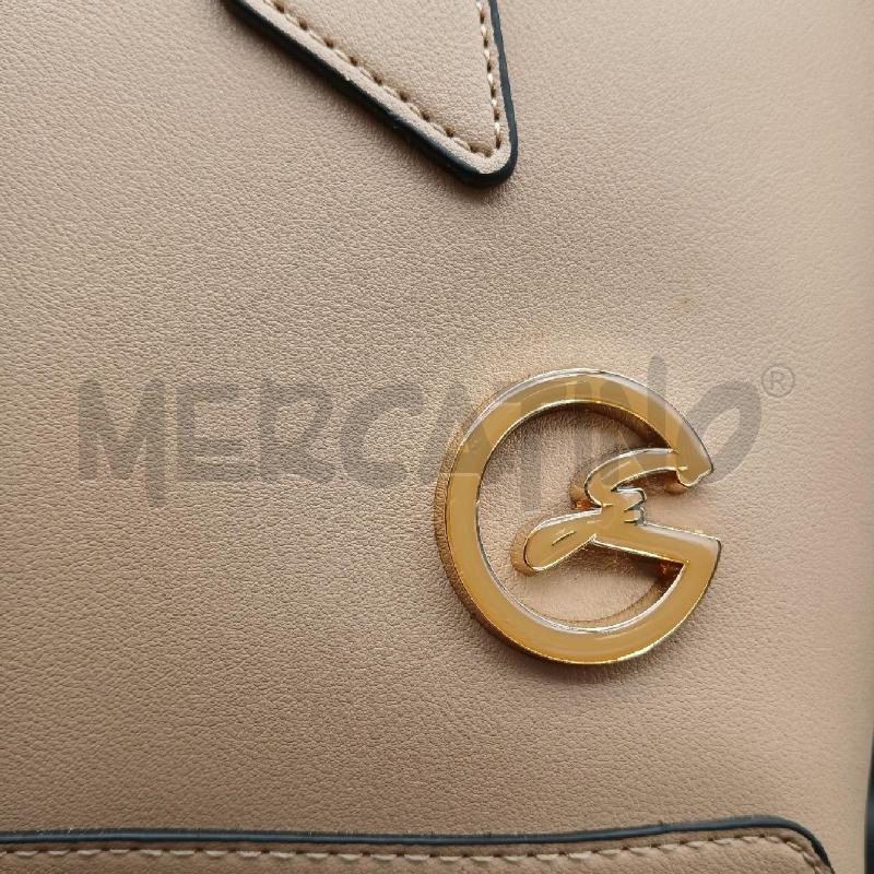 BORSA DONNA GATTINONI BEIGE MARRONE  | Mercatino dell'Usato Roma garbatella 2