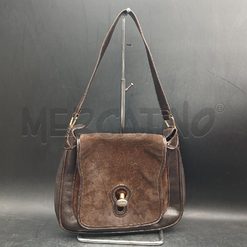 BORSA DONNA GUCCI PELLE MARRONE  | Mercatino dell'Usato Roma garbatella 1