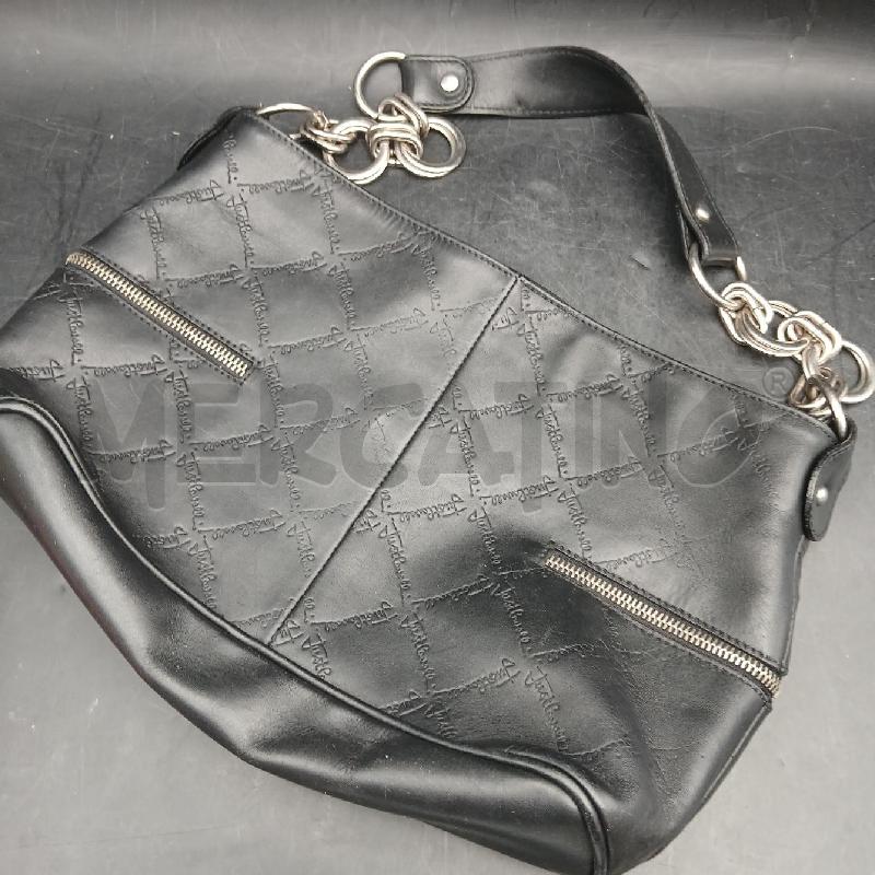 BORSA DONNA JUS CVALLI NERO  | Mercatino dell'Usato Roma garbatella 4