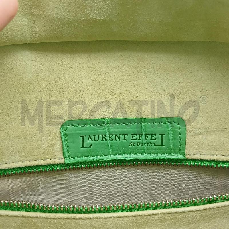 BORSA DONNA LAURENT EFFE VERDE AC | Mercatino dell'Usato Roma garbatella 3