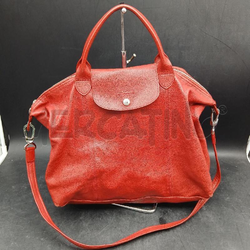 BORSA DONNA LONGCHAMP ROSSO  | Mercatino dell'Usato Roma garbatella 1