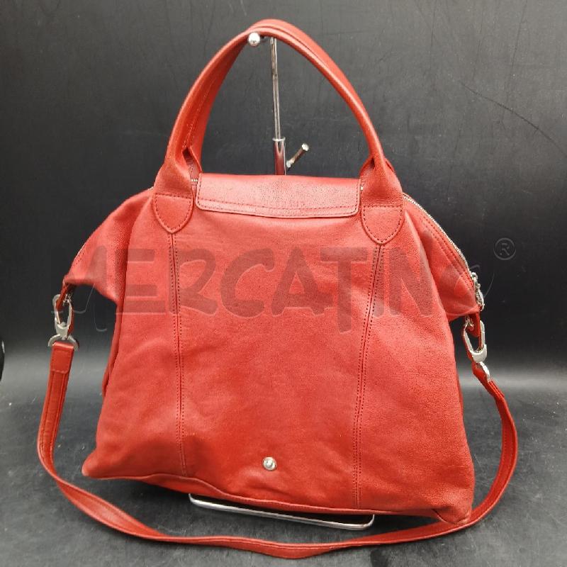 BORSA DONNA LONGCHAMP ROSSO  | Mercatino dell'Usato Roma garbatella 3