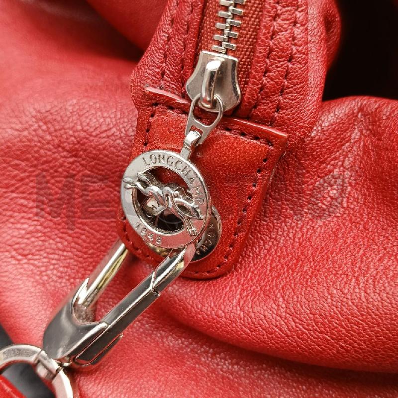 BORSA DONNA LONGCHAMP ROSSO  | Mercatino dell'Usato Roma garbatella 4