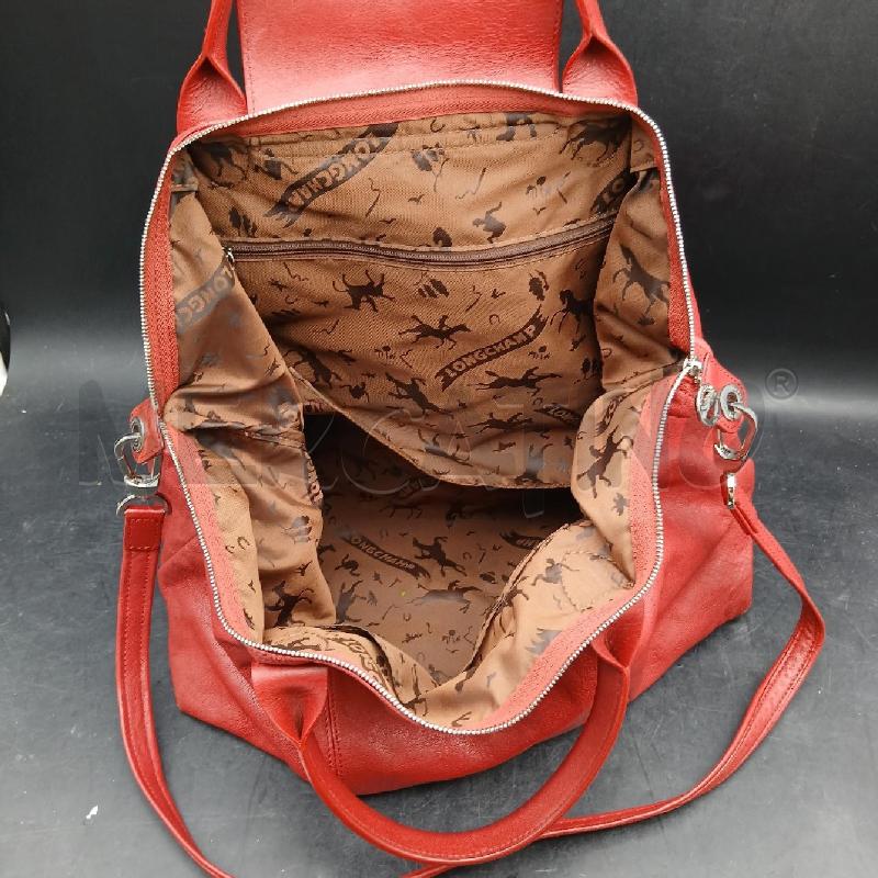 BORSA DONNA LONGCHAMP ROSSO  | Mercatino dell'Usato Roma garbatella 5