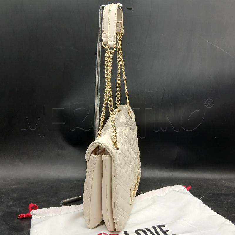 BORSA DONNA LOVE MOSCHINO BEIGE  | Mercatino dell'Usato Roma garbatella 3