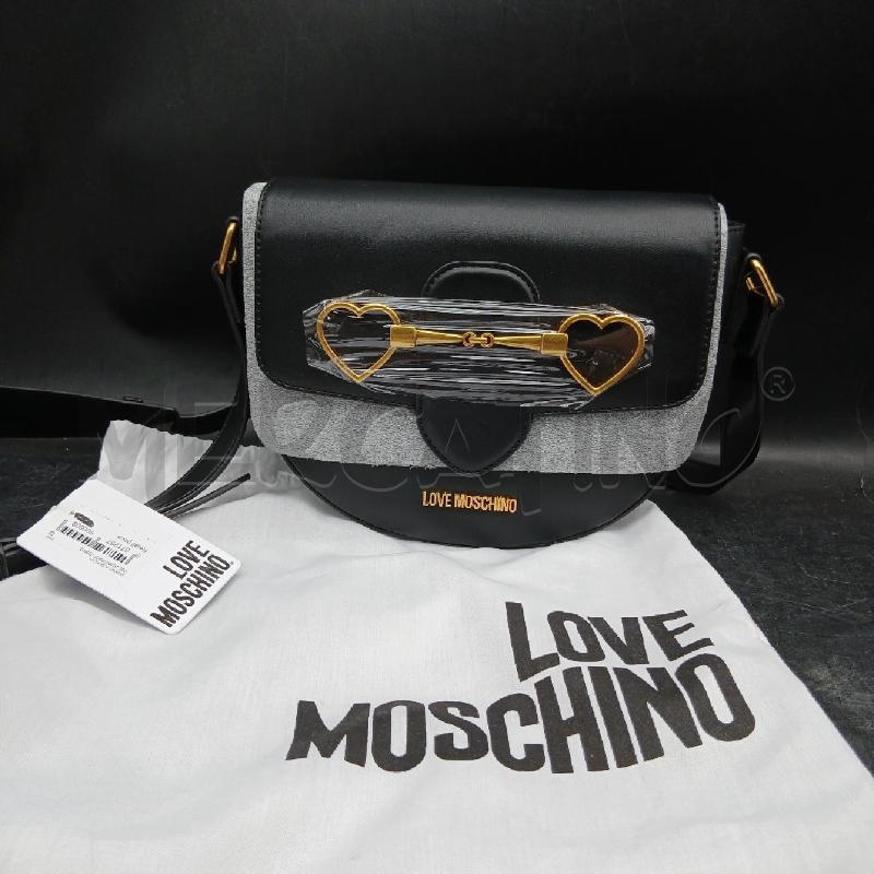 BORSA DONNA LOVE MOSCHINO NERO  | Mercatino dell'Usato Roma garbatella 1
