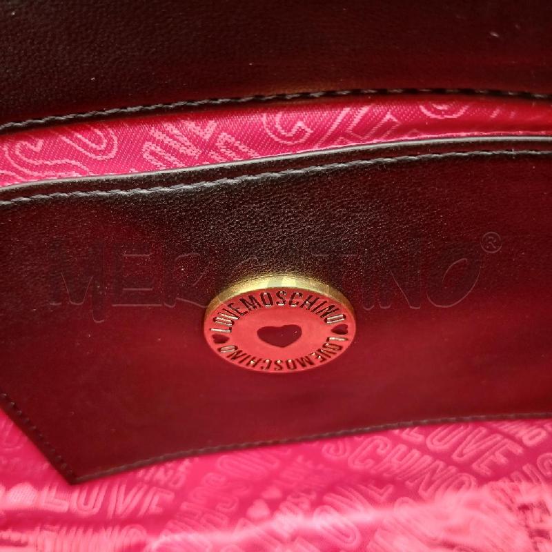 BORSA DONNA LOVE MOSCHINO NERO  | Mercatino dell'Usato Roma garbatella 4