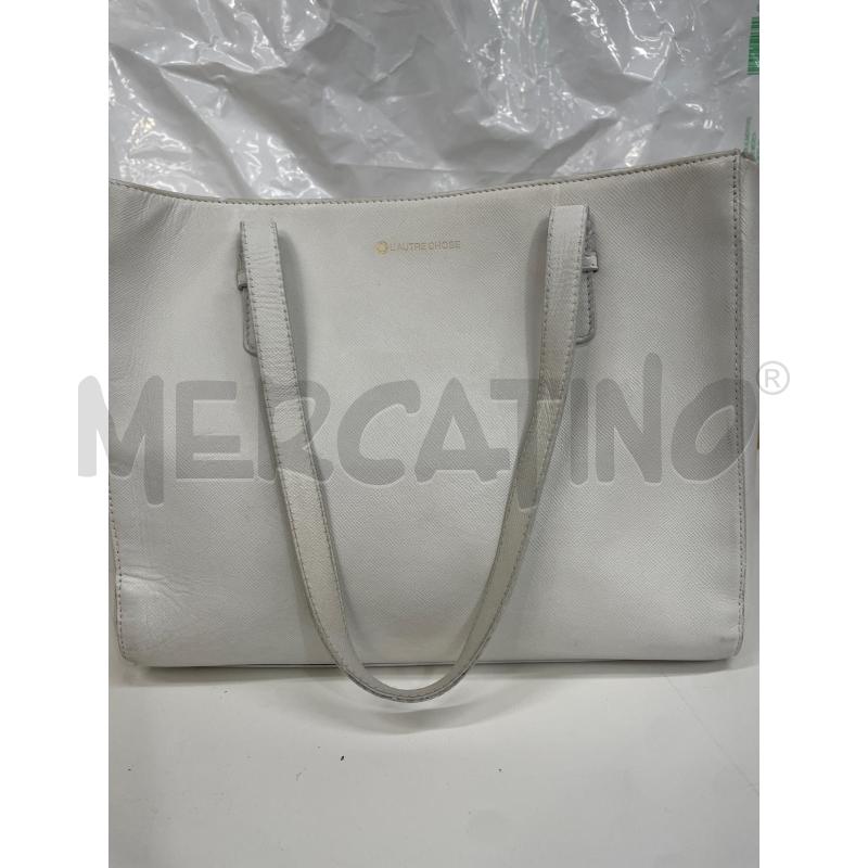 BORSA DONNA L'AUTRE CHOSE BIANCO  | Mercatino dell'Usato Roma garbatella 1