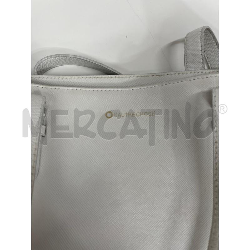 BORSA DONNA L'AUTRE CHOSE BIANCO  | Mercatino dell'Usato Roma garbatella 3