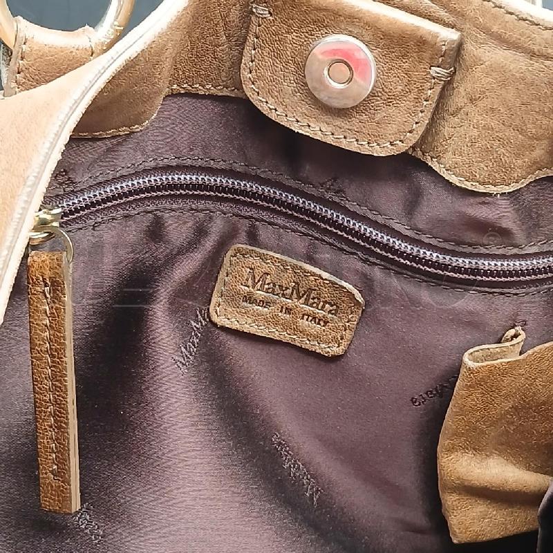 BORSA DONNA MAXMARA MARRONE | Mercatino dell'Usato Roma garbatella 4