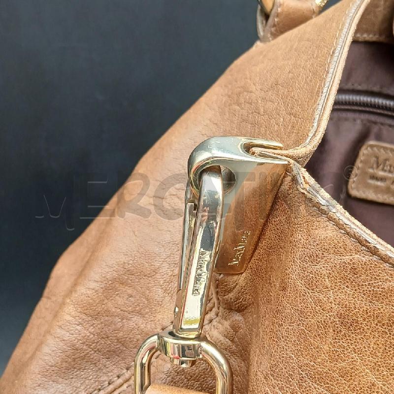 BORSA DONNA MAXMARA MARRONE | Mercatino dell'Usato Roma garbatella 5