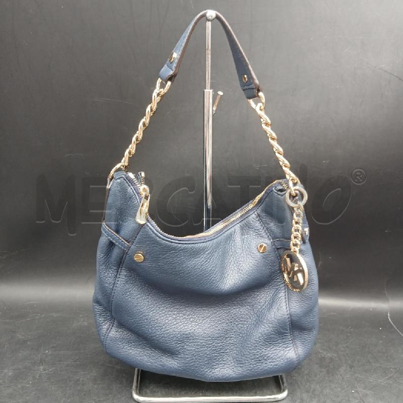 BORSA DONNA MICHAEL KORS BLU  | Mercatino dell'Usato Roma garbatella 1