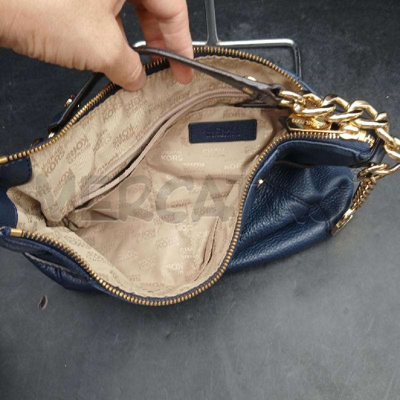 BORSA DONNA MICHAEL KORS BLU  | Mercatino dell'Usato Roma garbatella 3
