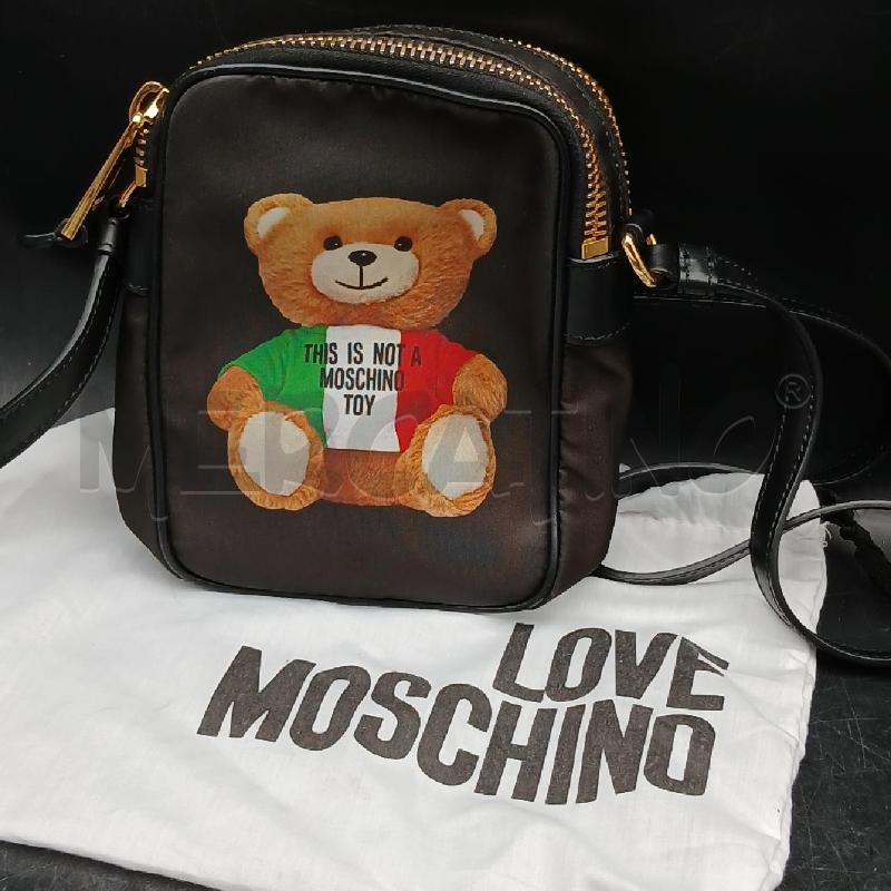 BORSA DONNA MOSCHINO NERO 1 | Mercatino dell'Usato Roma garbatella 1