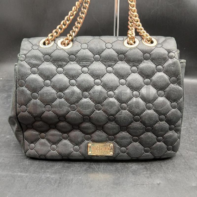 BORSA DONNA MOSCHINO NERO E BEIGE  | Mercatino dell'Usato Roma garbatella 3