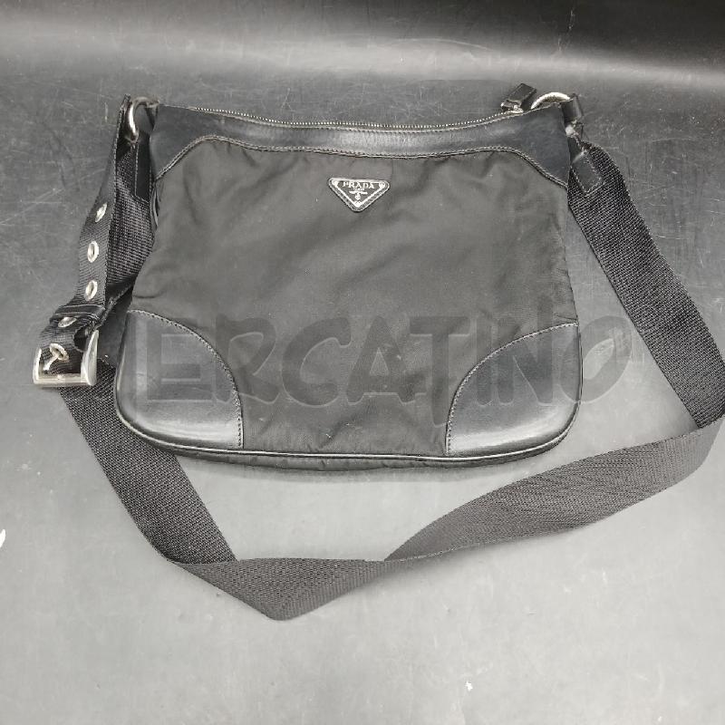 BORSA DONNA PRADA NERO TRACOLLA | Mercatino dell'Usato Roma garbatella 1