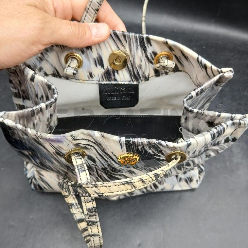 BORSA DONNA ROBERTO CAVVALI GRIGIO  | Mercatino dell'Usato Roma garbatella 2