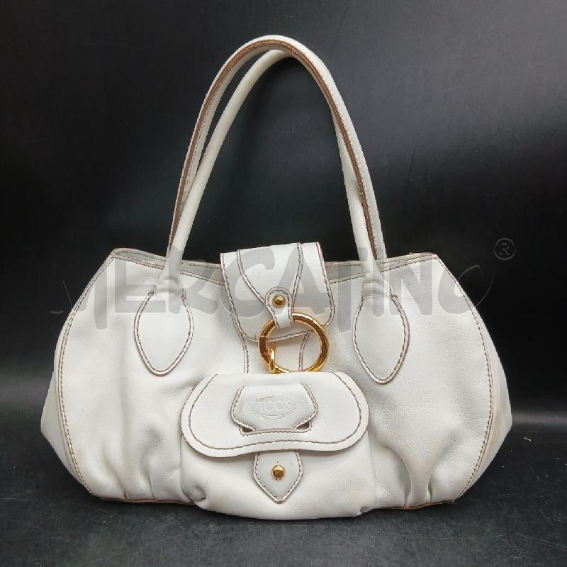 BORSA DONNA TODS BIANCA | Mercatino dell'Usato Roma garbatella 1