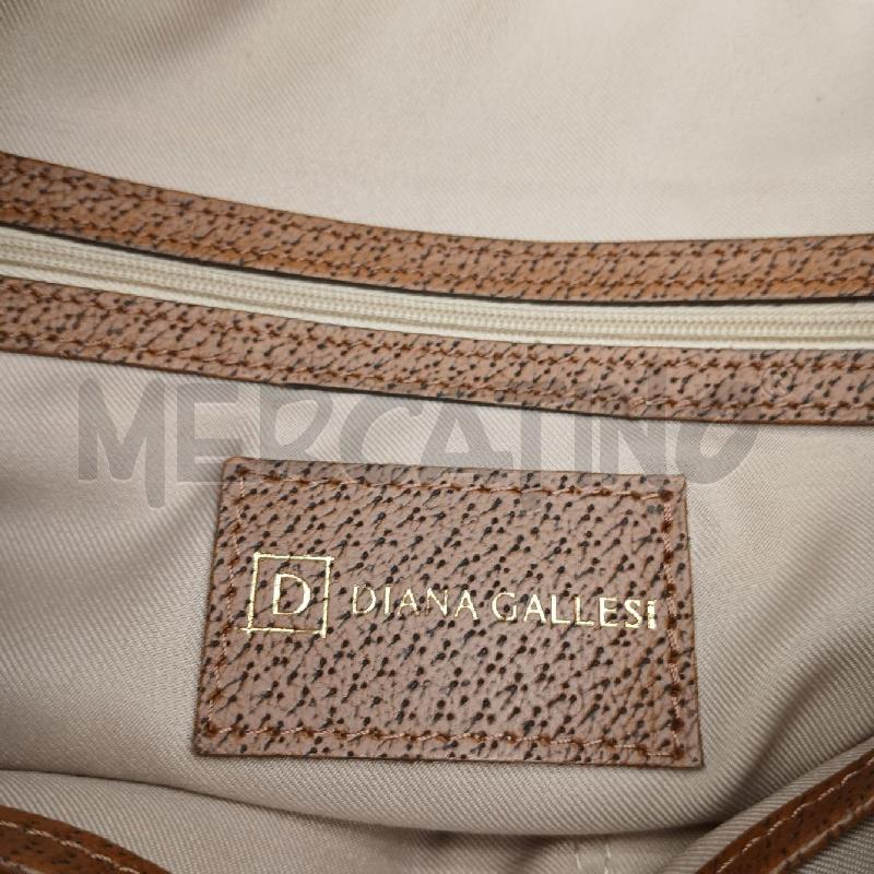 BORSA D DIANA GALLESI MARRONE  | Mercatino dell'Usato Roma garbatella 3