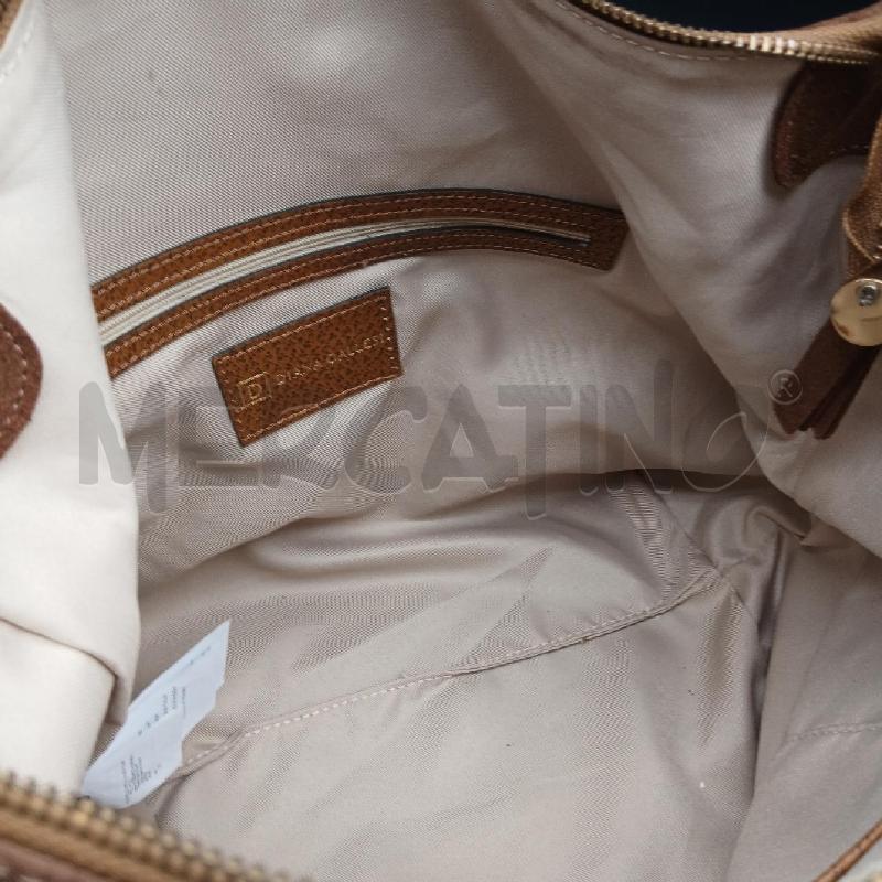 BORSA D DIANA GALLESI MARRONE  | Mercatino dell'Usato Roma garbatella 4