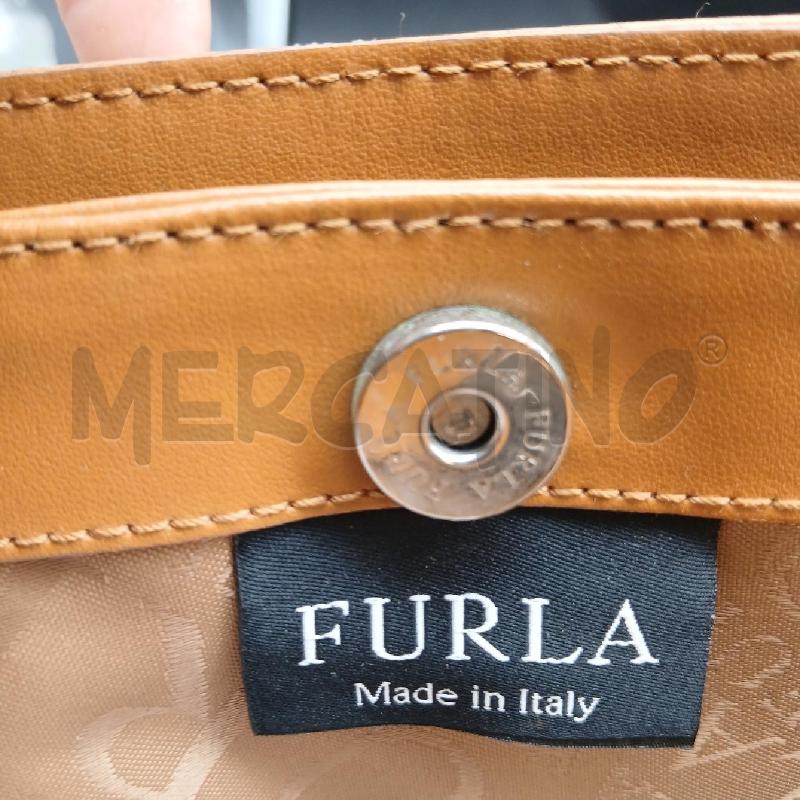 BORSA D FURLA MARRONE  | Mercatino dell'Usato Roma garbatella 5