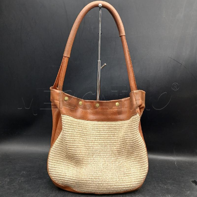BORSA D FURLA MARRONE E BEIGE  | Mercatino dell'Usato Roma garbatella 1